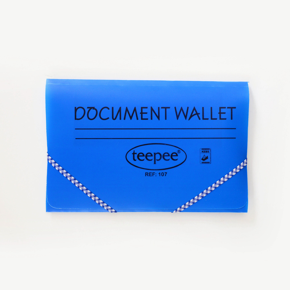 Document Wallet Plastic With Elastic A4 Size - Bienville Supplies